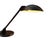 1980s Vintage Postmodern Art Specialty Co. Oversized Black Cantilever Saucer Desk Lamp For Sale - Image 5 of 13