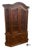 Late 20th Century Vintage Century French Country Style Oak Display / China Cabinet For Sale - Image 5 of 11
