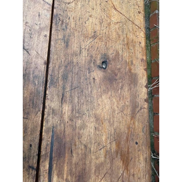 Antique Early American Primetive Style 1 Drawer Table For Sale - Image 11 of 17