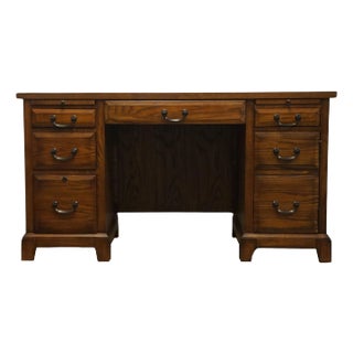 Winners Only Zahara Collection Solid Oak Rustic Country Style 57" Computer Desk Gz257cfb For Sale