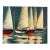 Micheal Ghandy (Persian/American, 1966-), Oil on Canvas, Sailboats, Ca 1996 For Sale