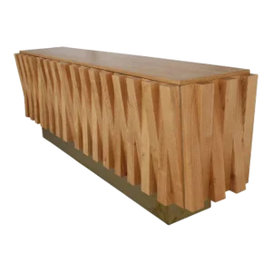 Italian Oak Sideboard Credenza by La Studio