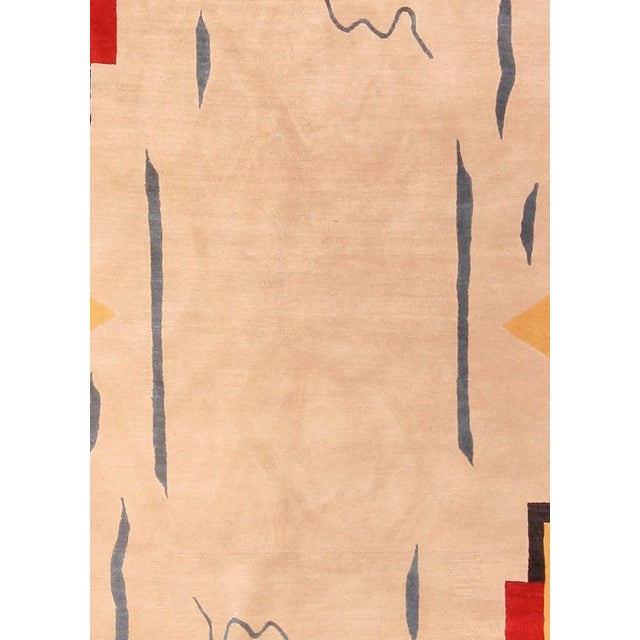 Modern Art Deco Tibetan Wool Rug – A Bold Symphony of Geometry and Color by Doris Leslie Blau Size: 11'0" × 18'3" (335 ×...