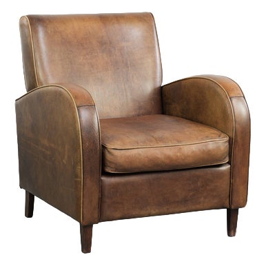 Vintage Sheepskin Armchair in Light Cognac For Sale