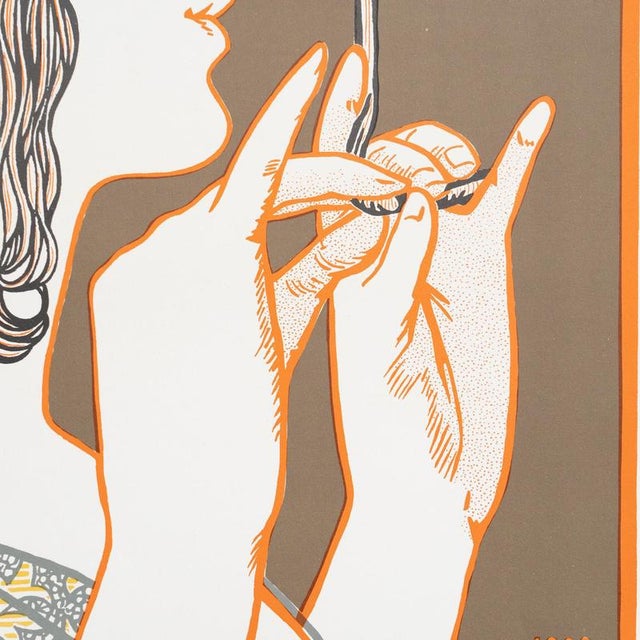 Paper Original Poster Exhibition of the Círcol De Sant Lluch, 1969 For Sale - Image 7 of 11