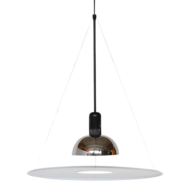 Italian Frisbi 850 Pendant Lamp by Achille Castiglioni for Flos, 1978 For Sale