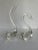 Mid 20th Century Pair of Hollywood Regency Glass Swans Figurines For Sale - Image 4 of 5