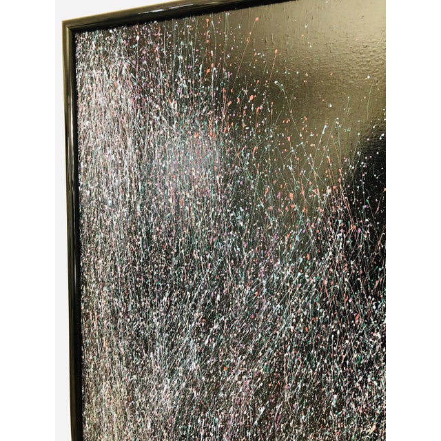 1980s Vintage 1990s Abstract Painting by Duane Armstrong For Sale - Image 5 of 10