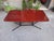 Metal Rectangular Dining Table with Formica Top, Iron Base and Brass Finishes, 1950s For Sale - Image 7 of 12