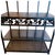 Metal 20th Century Neoclassical Revival Iron Étagère With Grape Vine Motif 5-Tier Display Shelf For Sale - Image 7 of 9