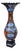 Antique Edo Period Japanese Arita Porcelain and Lacquer Vase For Sale