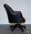 Vintage Chesterfield Dark Aged Grey Leather Directors Swifel Captains Chair For Sale - Image 4 of 16