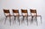 1950s Mid-Century Modern Dining Chairs by Salvarani, Italy, 1950s, Set of 4 For Sale - Image 5 of 18