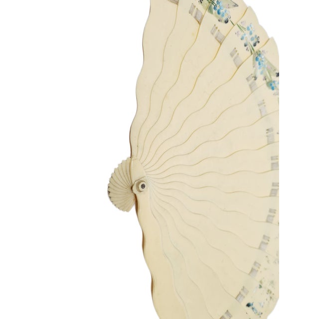 Plastic Austro-Hungarian Art Nouveau Celluloid Fan, 1900s For Sale - Image 7 of 13