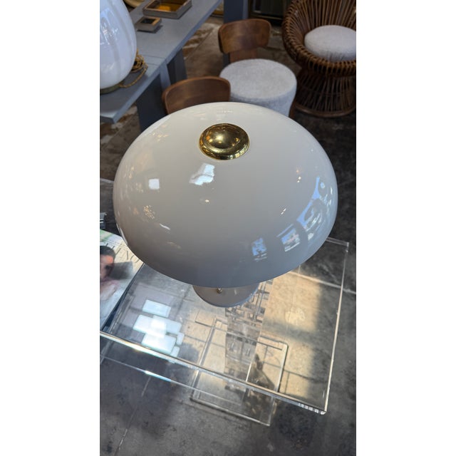 Modern 1940s Model 546 Mushroom Table Lamp by Gio Ponti for Ugo Pollice For Sale - Image 3 of 7