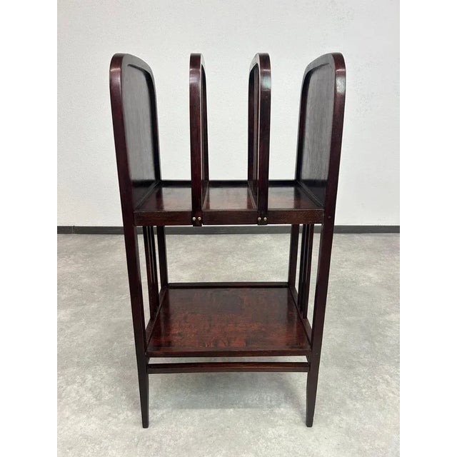 Secession Magazine Holder by Otto Wagner for Thonet, 1890s For Sale - Image 5 of 11