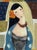 Blue Orange Petals — Signed and Numbered Limited Edition Figurative Art Print, 40/500 For Sale - Image 8 of 18