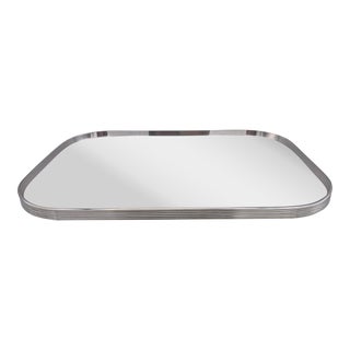 1990s K + T Collection Christofle Large Silver-Plate Rectangular Tray For Sale