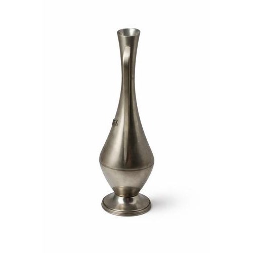 Swedish Modern Pewter Vase from Gab Guldsmedsaktiebolaget, 1940s For Sale - Image 4 of 8