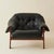 Mid-Century Modern Percival Lafer "Mp-41" Leather and Rosewood Chair in Black Leather, 1960's For Sale - Image 3 of 12