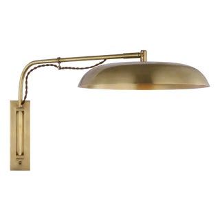 Amber Lewis Collection Cyrus Medium Articulating Wall Light in Hand-Rubbed For Sale