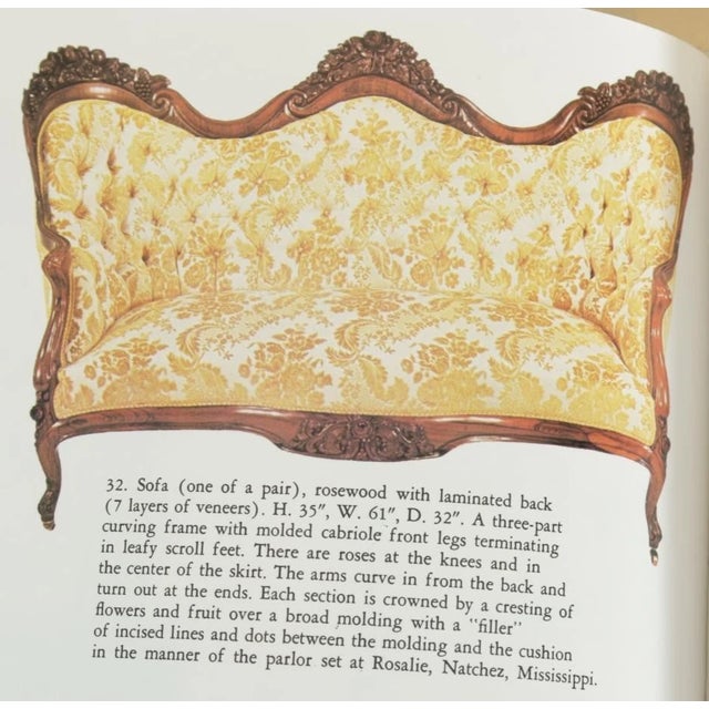 Antique John Henry Belter Rococo Revival Rosewood Sofa Scalamandre Fabric For Sale - Image 10 of 10