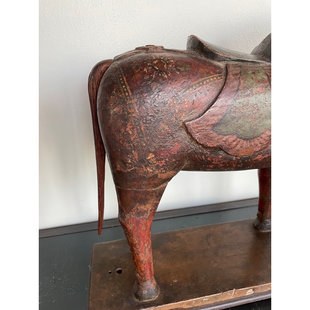 Pair of Early 20th Century Wood Horses For Sale In Seattle - Image 6 of 13
