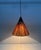 Conical Hanging Lamp in Teak Covered with Straw Weave from Temde Leuchten, 1950s For Sale - Image 9 of 18