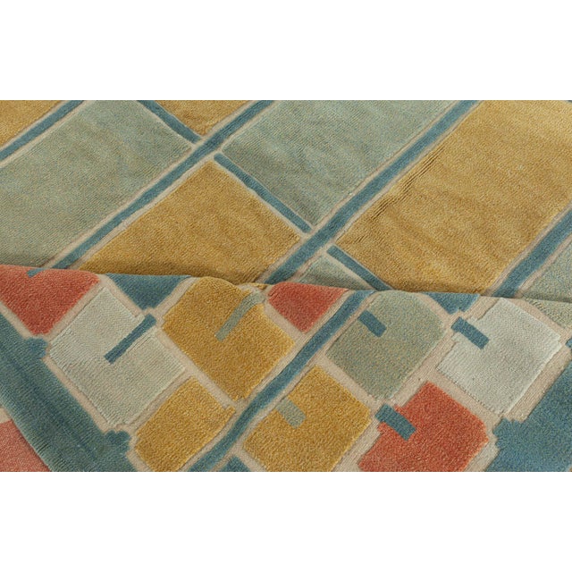 Mid-Century Modern Modern Swedish-Inspired Half Pile Wool Rug by Doris Leslie Blau For Sale - Image 3 of 9