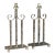 Vintage Neoclassical Metal Scroll Table Lamps, Pair For Sale