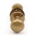 Mid 20th Century Vintage 1.625 In. Classic Brass Passage Door Knob Set For Sale - Image 5 of 6