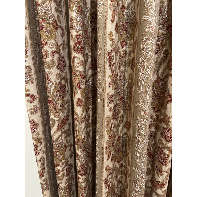 Carleton v Octavian Linen Drapery Panels, a Pair For Sale - Image 4 of 9