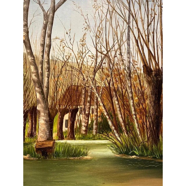 L. Jacques, Hermance, Genève, 1923, Oil on Canvas For Sale - Image 10 of 15