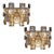 Walter Wall Lights in Crystal and Brass by Ernst Palme for Palwa, 1960s, Set of 2 For Sale - Image 15 of 15