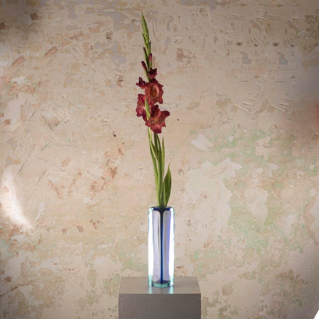 Sommerso Murano Glass Vase from Cenedese, 1960s For Sale - Image 6 of 10