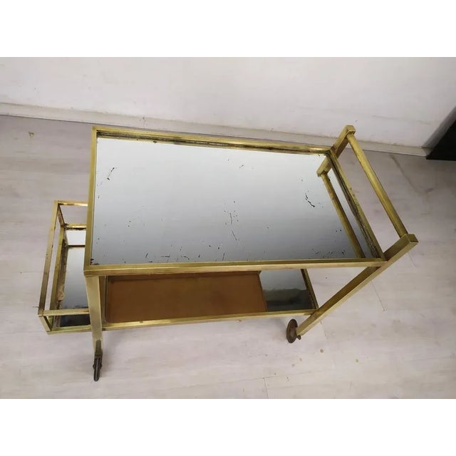 Art Deco Modern Trolley by Jacques Adnet For Sale - Image 10 of 18
