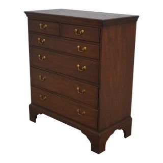 Kittinger Colonial Williamsburg Wa-1008 Mahogany High Chest For Sale