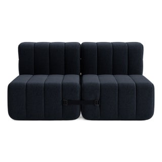 Curt Modular Set - Flexible 2-Seater - Jet - 9806 (Dark Grey) by Ambivalenz, Set of 4 For Sale