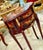 2020s French Style Hand-Painted Accent Table With 2 Drawers & Gilded Brass Hardware For Sale - Image 5 of 9