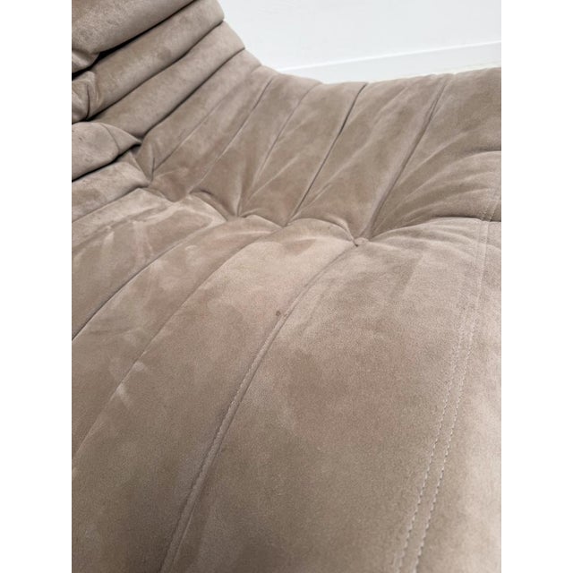 Ligne Roset Vintage Alcantara Togo 2-Seater by Michel Ducaroy for Ligne Roset, 1990s For Sale - Image 4 of 18
