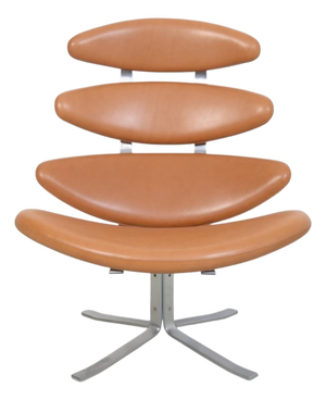 Vintage Corona Chair in Walnut and Leather by Erik Jørgensen, 2000s