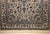 Vintage Tabriz Design Area Rug, Hand-Knotted Wool, Floral Pattern, Ivory & Blue, 6x8 For Sale - Image 4 of 18