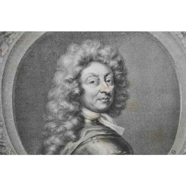 English Antique Engraving of the Duke of Schomberg For Sale - Image 3 of 10