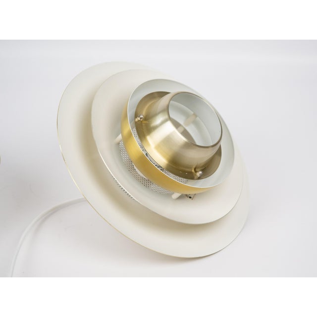 Metal Vintage Danish Dania Lamp by Kurt Wiborg for Jeka, 1980s, Set of 2 For Sale - Image 7 of 13