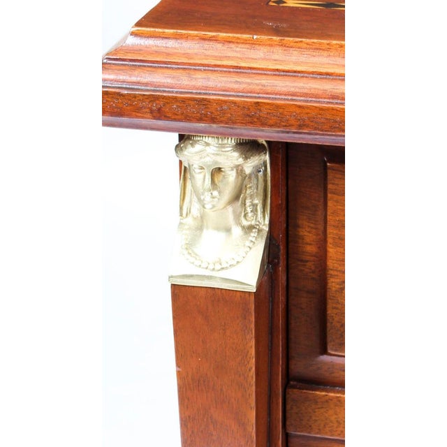 French Empire Revival Ormolu Mounted Desk, 19th Century For Sale - Image 17 of 18