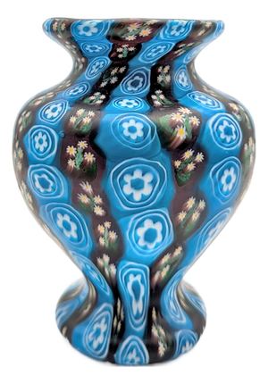 Millefiori Murrine Vase from Fratelli Toso, 1890s