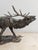 Bronze Brutalist Stag Sculpture – Mid-Century Modern Statement Piece For Sale - Image 4 of 12