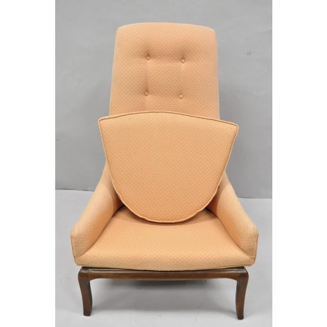 Mid Century Modern Walnut Lounge Chair Attr. T H Robsjohn Gibbings for Widdicomb For Sale - Image 14 of 18