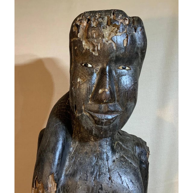 Antique Oceanic Hand Wood Carving For Sale - Image 12 of 13