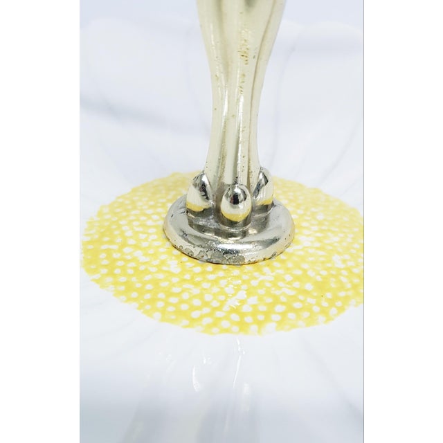 Vintage Daisy Petit Fours Server, Gien, France For Sale - Image 18 of 18